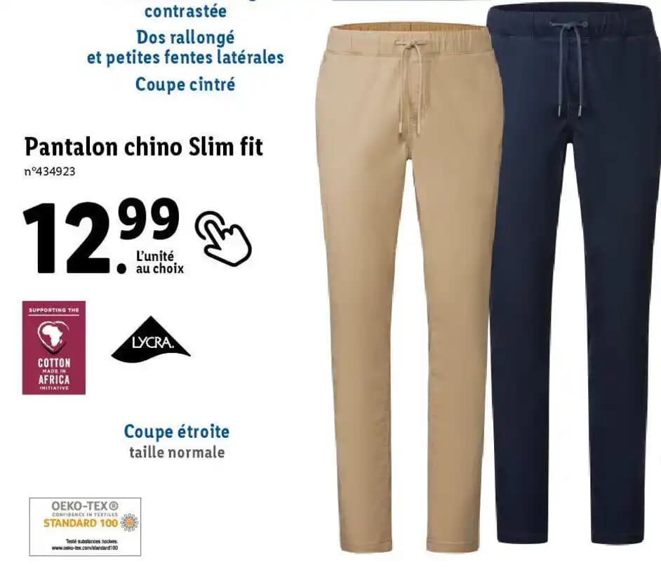 Pantalon chino Slim fit