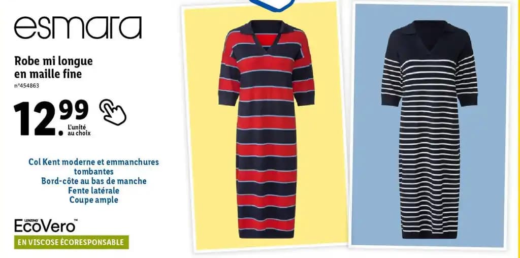 Robe mi longue en maille fine