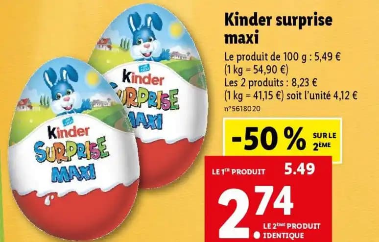 Kinder surprise maxi