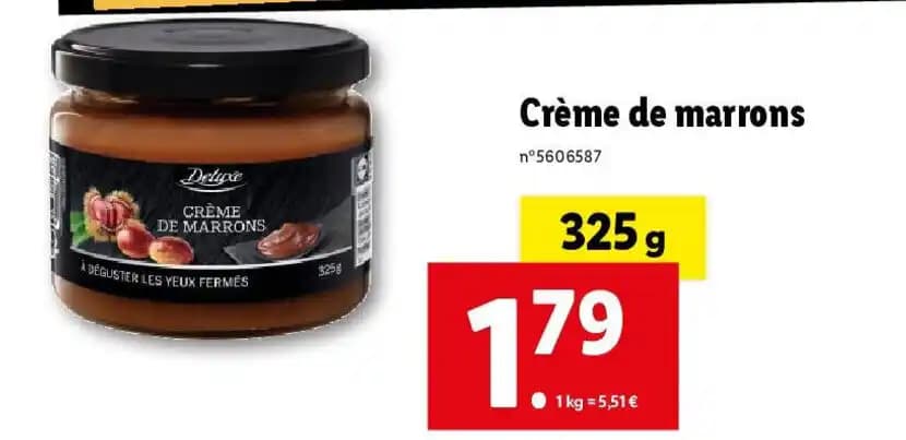 Crème de marrons
