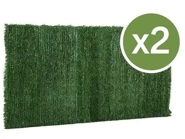Lot de 2 Haies artificielles - 150 x 300 cm