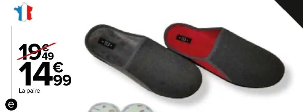 Mule à mémoire de forme homme