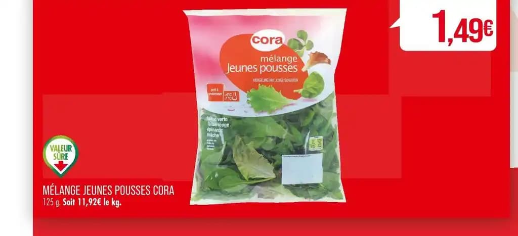 CORA MÉLANGE JEUNES POUSSES