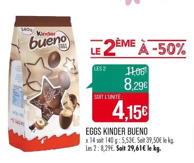 KINDER BUENO EGGS KINDER BUENO