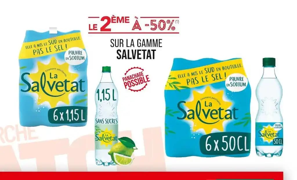SALVETAT LE 2ÈME À -50% SUR LA GAMME SALVETAT
