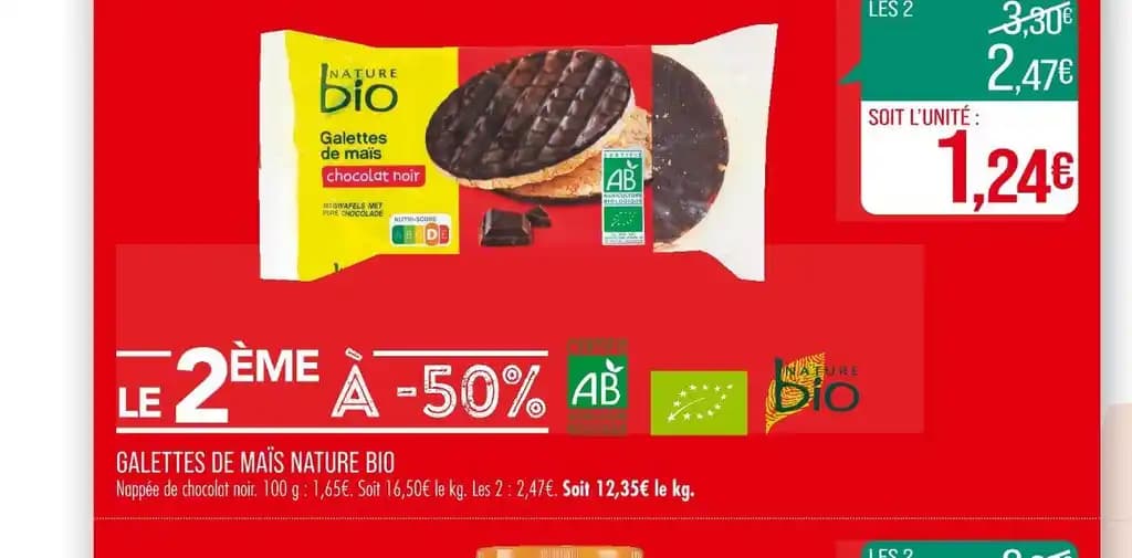 NATURE BIO GALETTES DE MAÏS