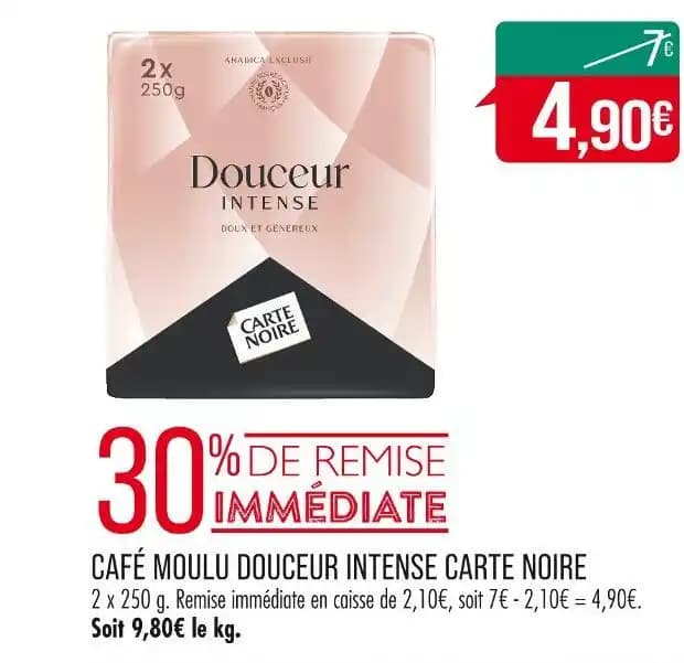 CARTE NOIRE CAFÉ MOULU DOUCEUR INTENSE