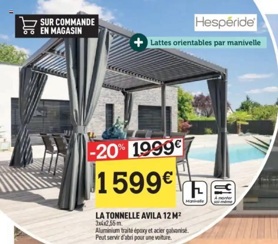 LA TONNELLE AVILA 12 M²