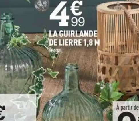 LA GUIRLANDE DE LIERRE 1,8 M Tergal.