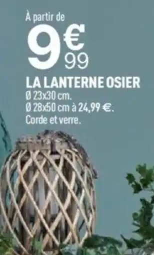LA LANTERNE OSIER 023x30 cm.