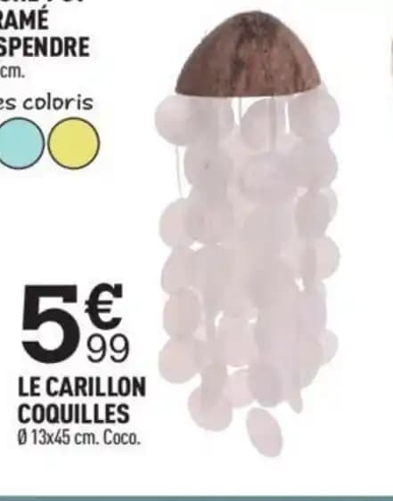 LE CARILLON COQUILLES 013x45 cm. Coco.