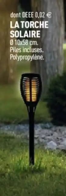 LA TORCHE SOLAIRE 010x58 cm.