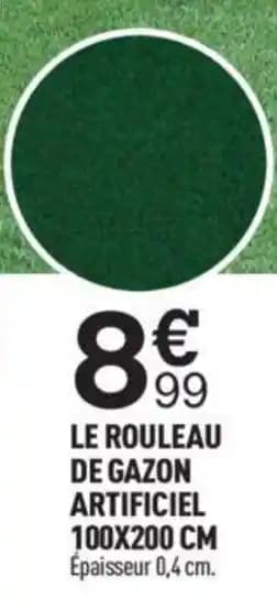 LE ROULEAU DE GAZON ARTIFICIEL 100X200 CM