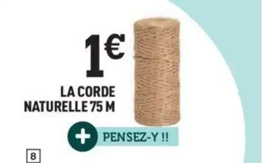 LA CORDE NATURELLE 75 M