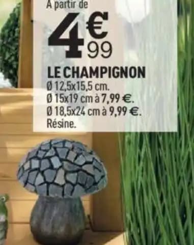 LE CHAMPIGNON 012,5x15,5 cm.