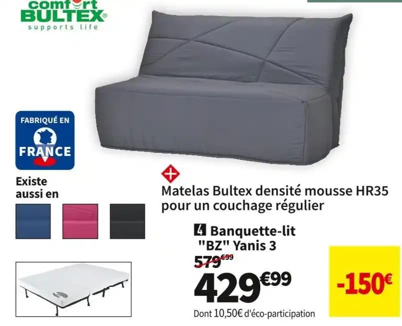 BULTEX BANQUETTE-LIT BZ COMFORT YANIS 3