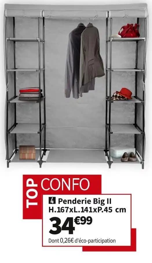 PENDERIE BIG II H.167XL.141XP.45 CM