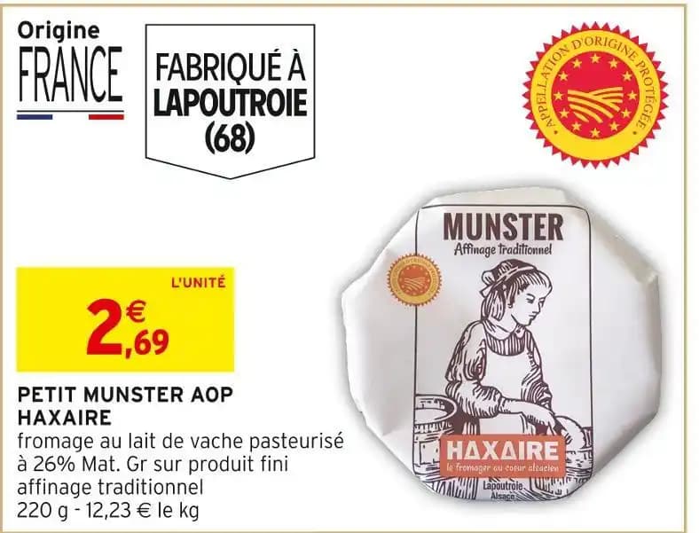 HAXAIRE PETIT MUNSTER AOP