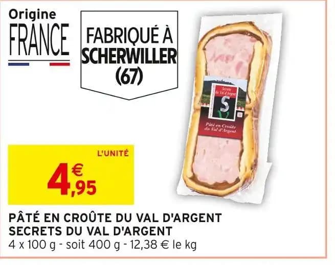 SECRETS DU VAL D'ARGENT PÂTÉ EN CROÛTE DU VAL D'ARGENT