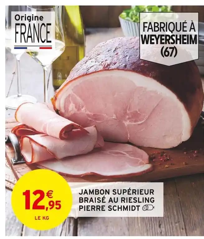 PIERRE SCHMIDT JAMBON SUPÉRIEUR BRAISÉ AU RIESLING