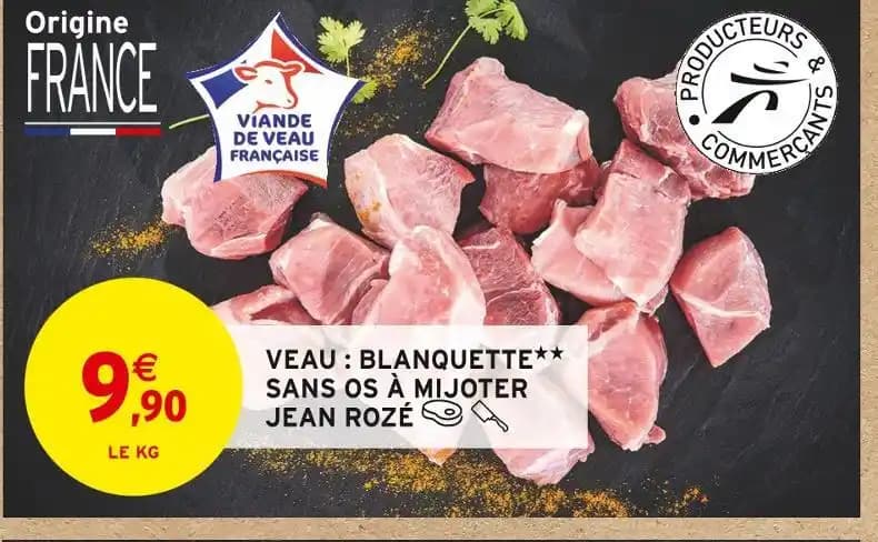 JEAN ROZÉ VEAU : BLANQUETTE SANS OS À MIJOTER