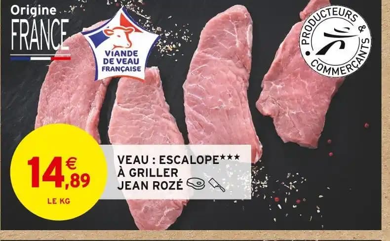JEAN ROZÉ VEAU : ESCALOPE À GRILLER