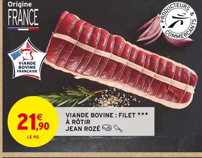 JEAN ROZÉ VIANDE BOVINE : FILET À RÔTIR