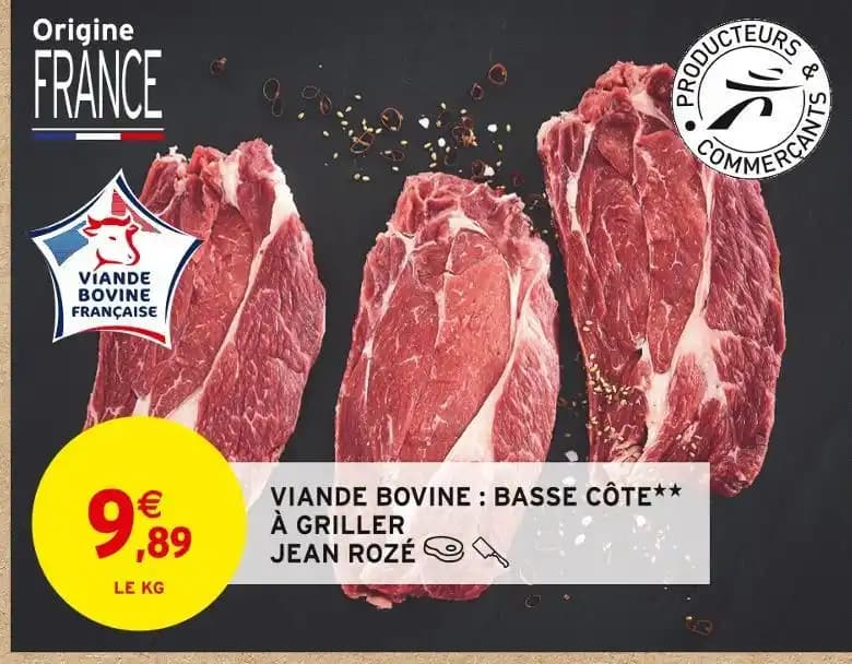 JEAN ROZÉ VIANDE BOVINE : BASSE CÔTE À GRILLER