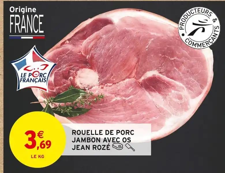 JEAN ROZÉ ROUELLE DE PORC JAMBON AVEC OS