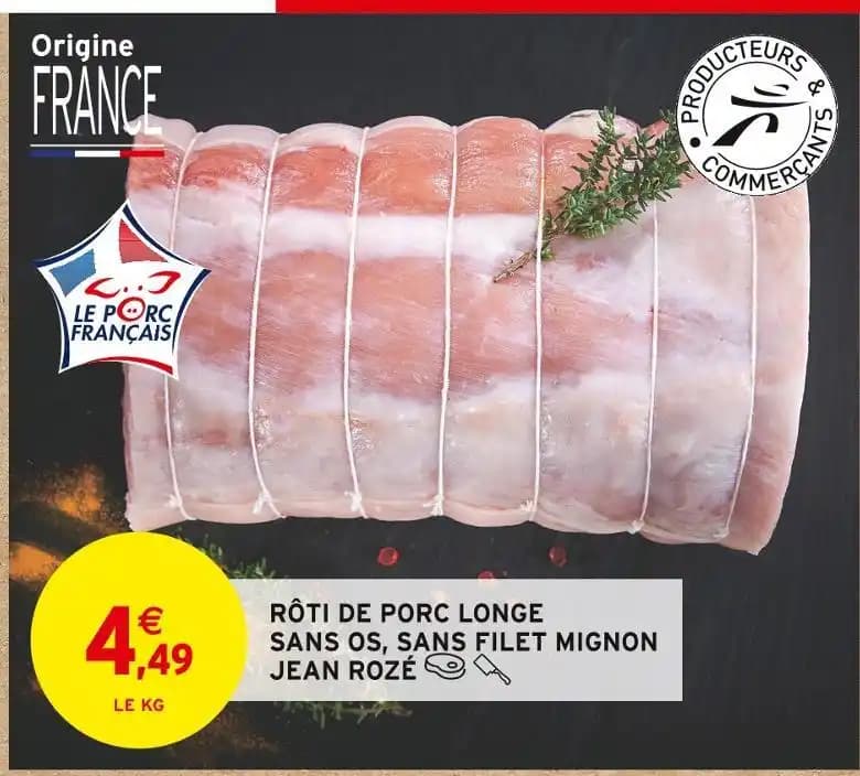 JEAN ROZÉ RÔTI DE PORC ÉPAULE SANS OS