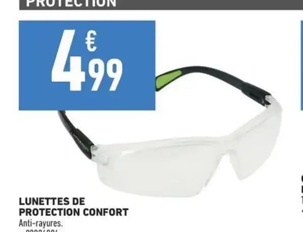 LUNETTES DE PROTECTION CONFORT