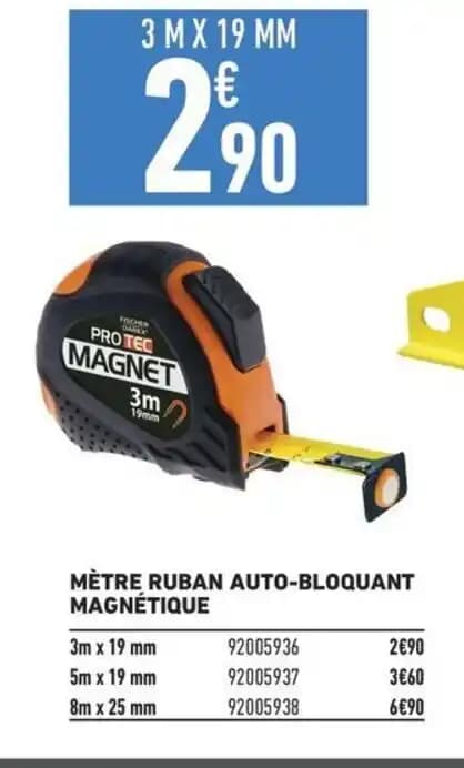 MÈTRE RUBAN AUTO-BLOQUANT