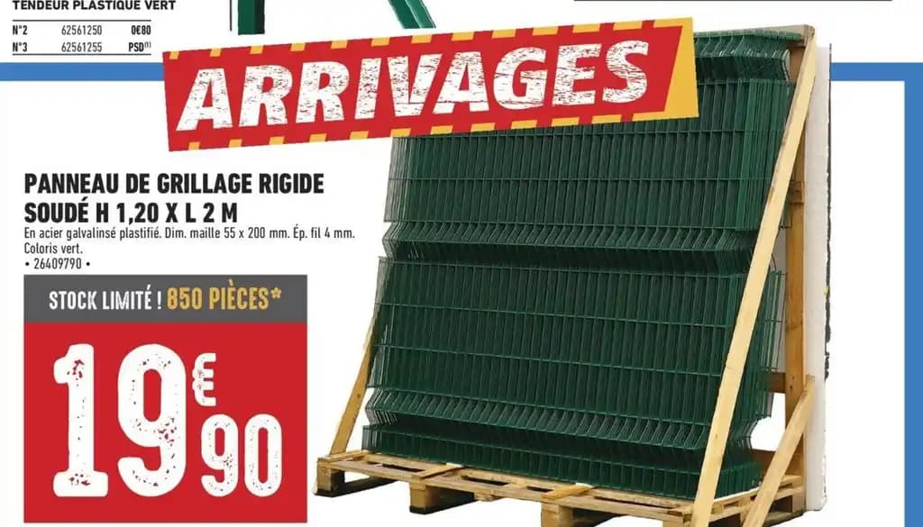 PANNEAU DE GRILLAGE RIGIDE