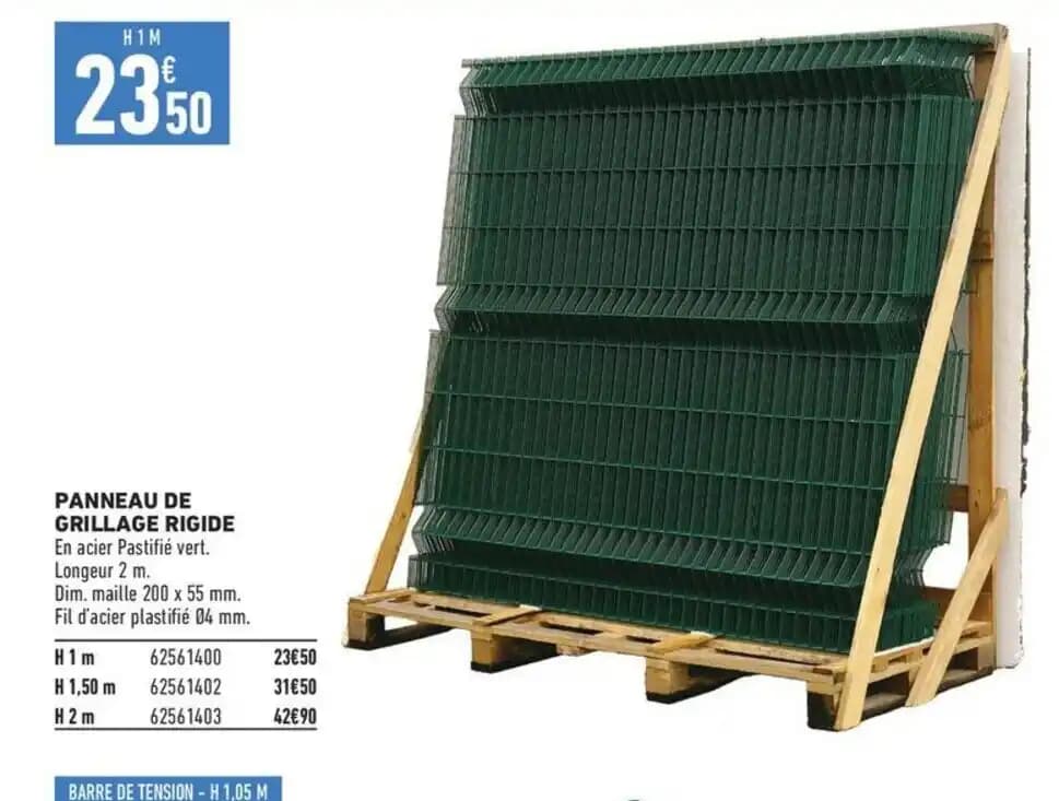 PANNEAU DE GRILLAGE RIGIDE