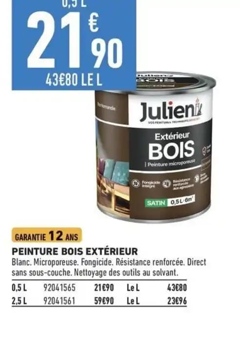 PEINTURE BOIS EXTÉRIEUR