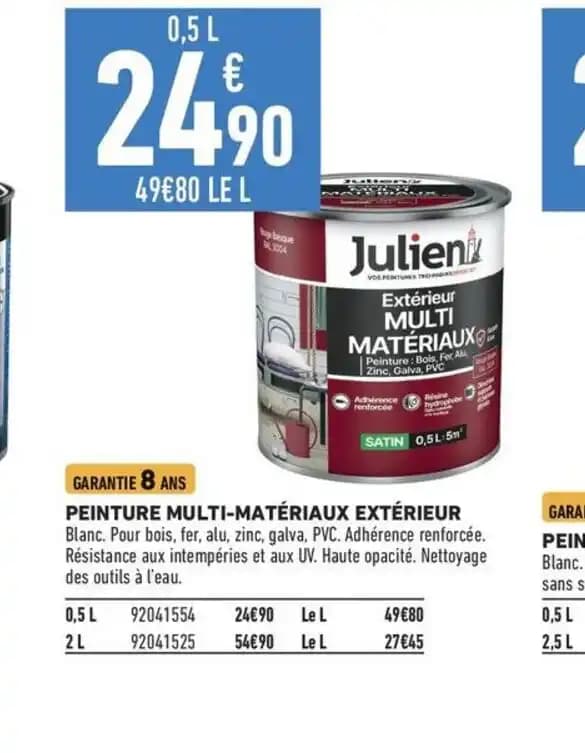 PEINTURE MULTI-MATÉRIAUX EXTÉRIEUR