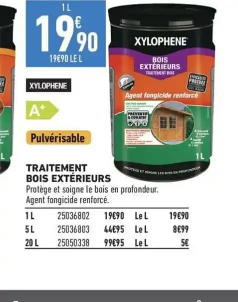 TRAITEMENT BOIS EXTÉRIEURS