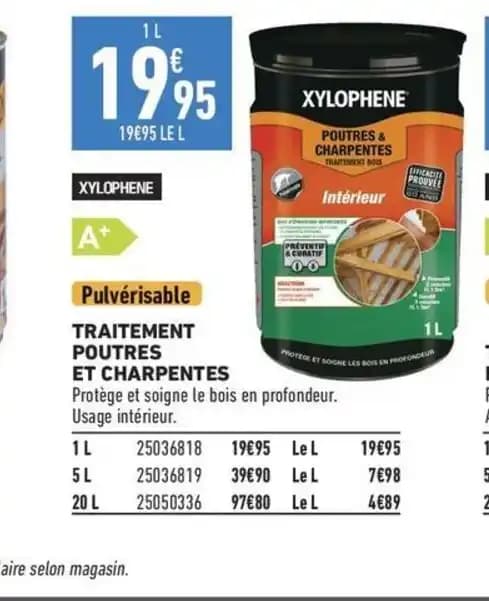 TRAITEMENT POUTRES ET CHARPENTES