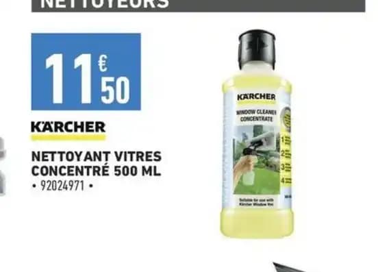 NETTOYANT VITRES CONCENTRÉ 500 ML .92024971.