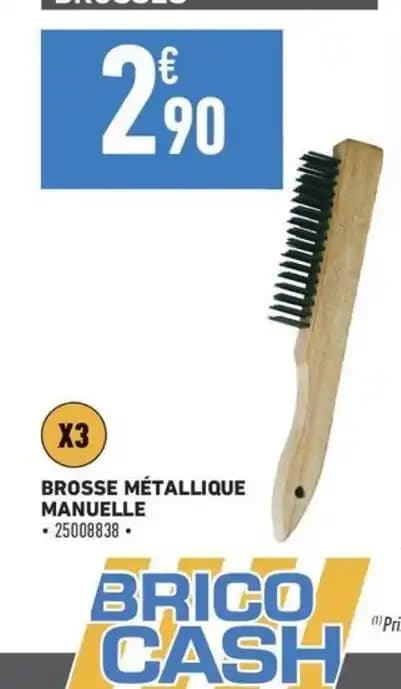 BROSSE MÉTALLIQUE MANUELLE