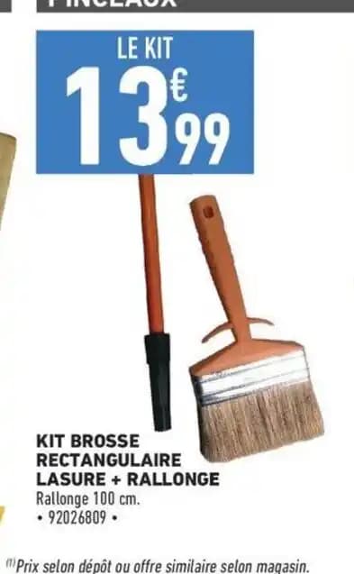 KIT BROSSE RECTANGULAIRE