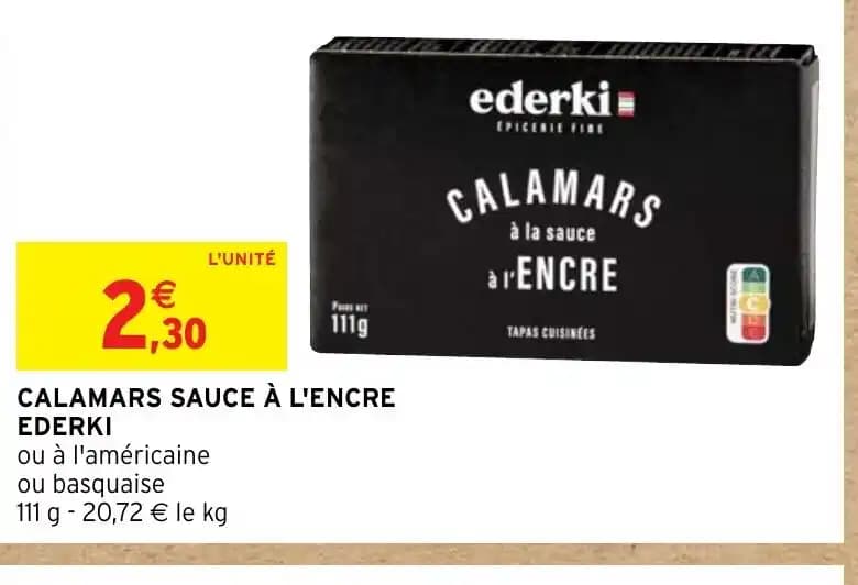 CALAMARS SAUCE À L'ENCRE