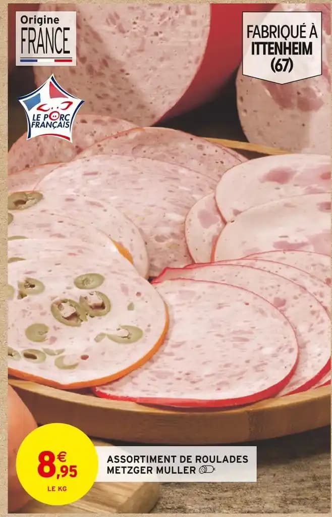 METZGER MULLER ASSORTIMENT DE ROULADES