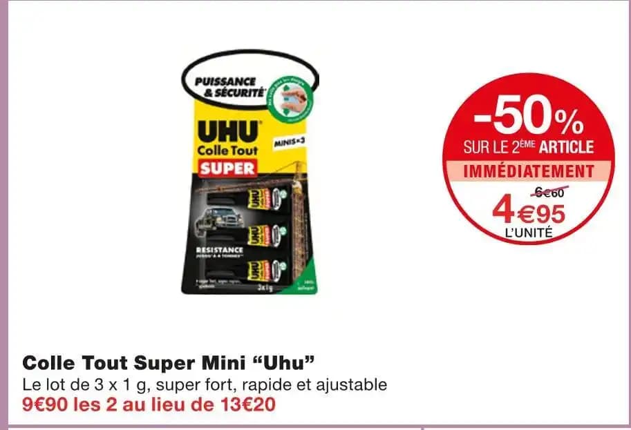 Uhu Colle Tout Super Mini