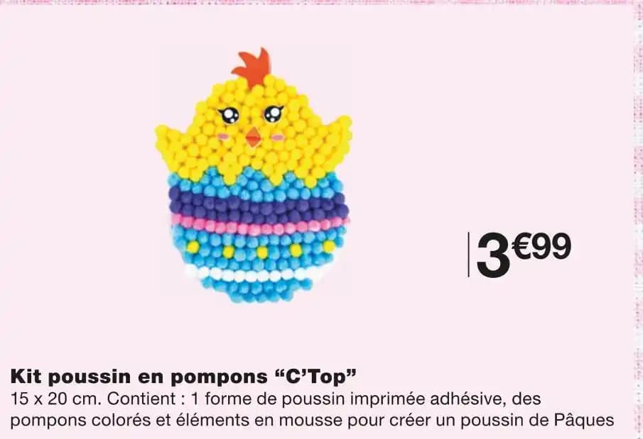 C’Top Kit poussin en pompons
