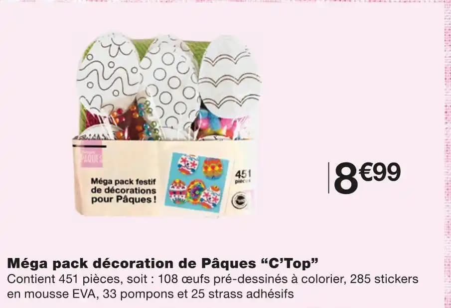 C’Top Méga pack décoration de Pâques