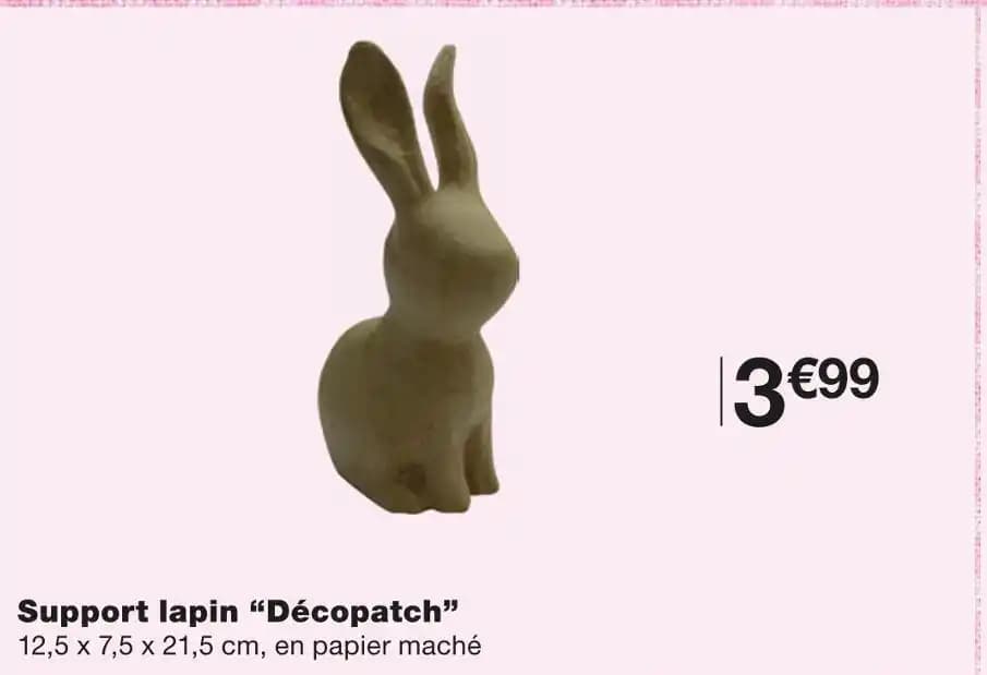 Décopatch Support lapin