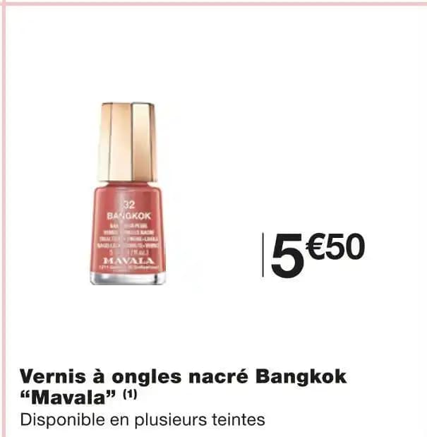 Mavala Vernis à ongles nacré Bangkok