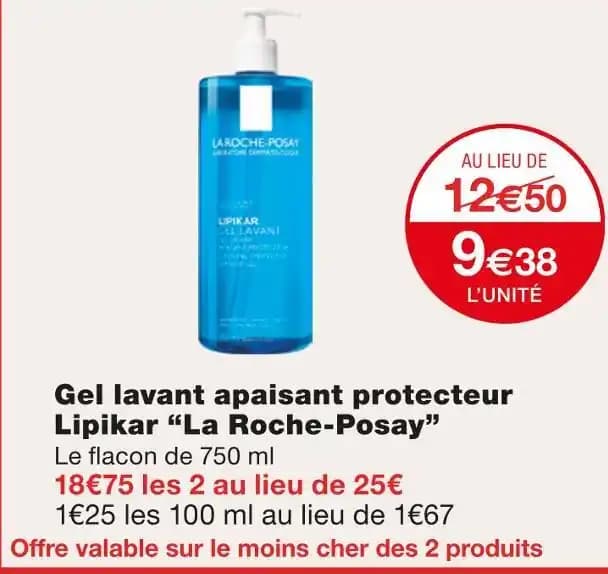 La Roche-Posay Gel lavant apaisant protecteur Lipikar
