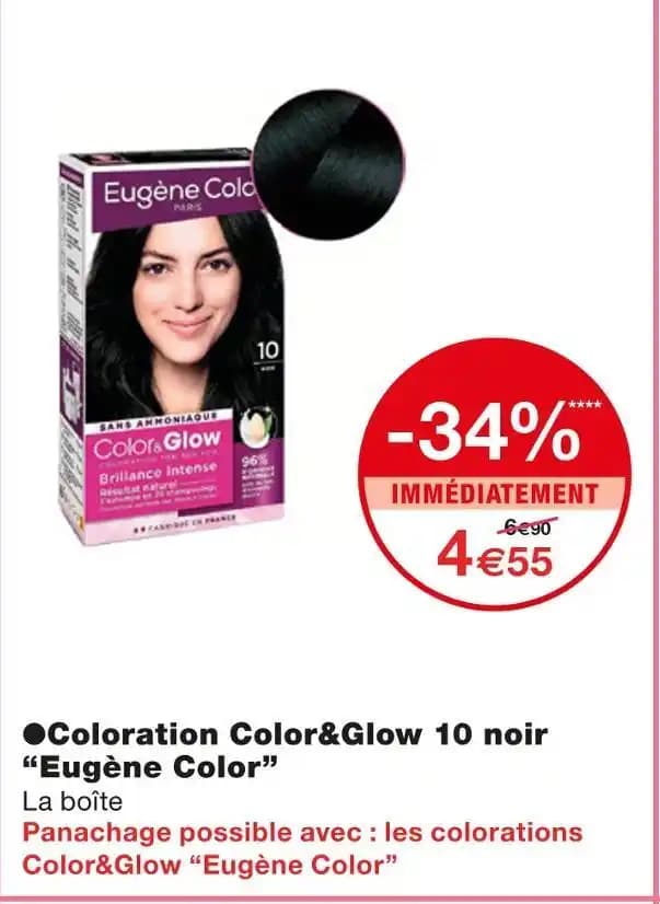 Eugène Color Coloration Color&Glow 10 noir